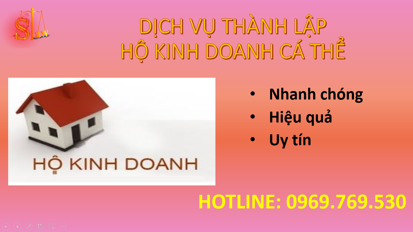 HỘ KINH DOANH CÁ THỂ