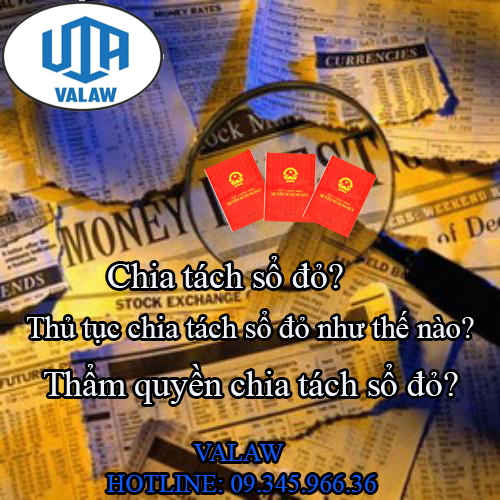 Thủ tục chia tách sổ đỏ được thực hiện như thế nào