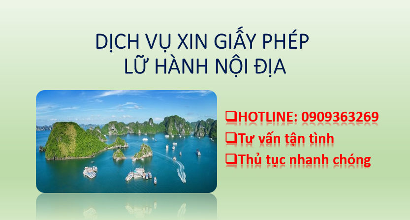DỊCH VỤ ĐĂNG KÝ GIẤY PHÉP LỮ HÀNH